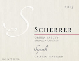 Syrah Calypso Vineyard, 2013