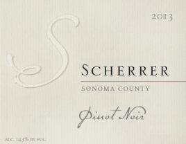 Pinot Noir Sonoma County, 2013