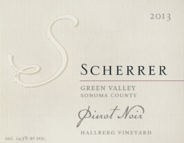 Pinot Noir Hallberg Vineyard, 2013