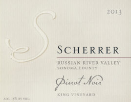 Pinot Noir King Family Vineyard, 2013