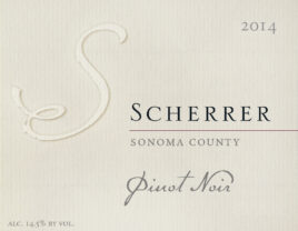 Pinot Noir Sonoma County, 2014
