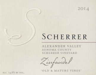 Zinfandel Old & Mature Vines, 2014 - Scherrer Winery
