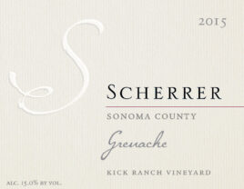 Grenache Kick Ranch Vineyard, 2015