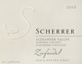 Zinfandel Old & Mature Vines, 2016