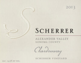 Chardonnay Scherrer Vineyard, 2013