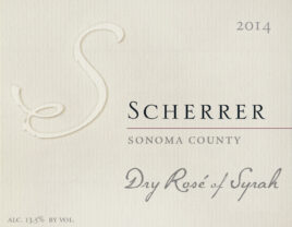 Dry Rosé of Syrah Sonoma County, 2014