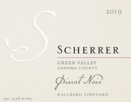 Pinot Noir Hallberg Vineyard, 2019