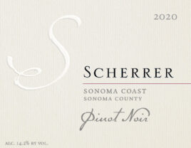 Pinot Noir Sonoma Coast, 2020