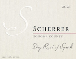 Dry Rosé of Syrah Sonoma County, 2021