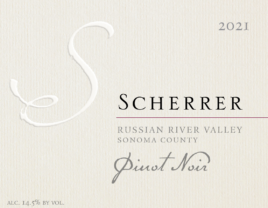 Label 2021 Russian River Pinot Noir