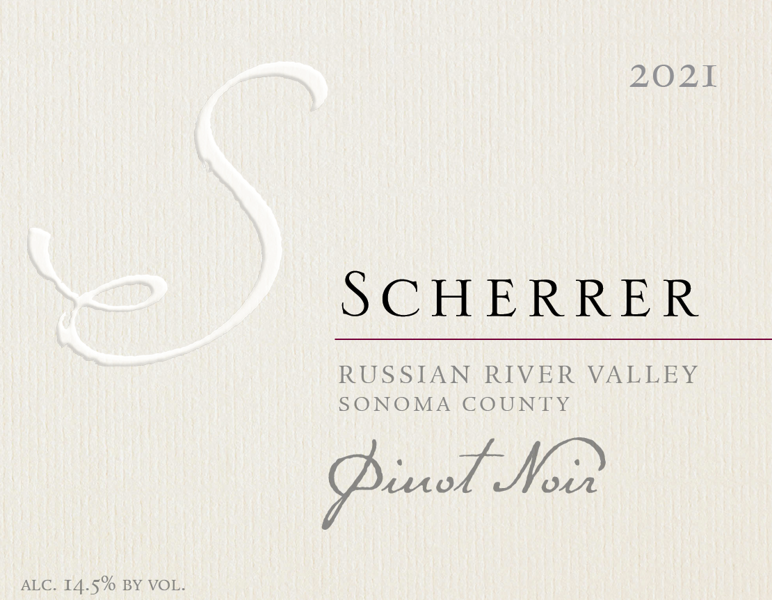 Label 2021 Russian River Pinot Noir