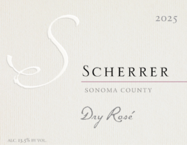 2025 Scherrer Winery Dry Rose'